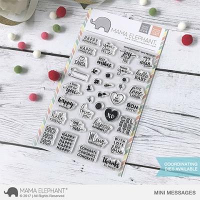 Mama Elephant Stempel - Mini Messages